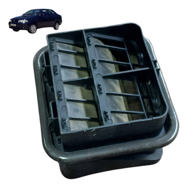 Duto Ar Painel Fiat Siena 1.3 8v 2003 2004 Preto