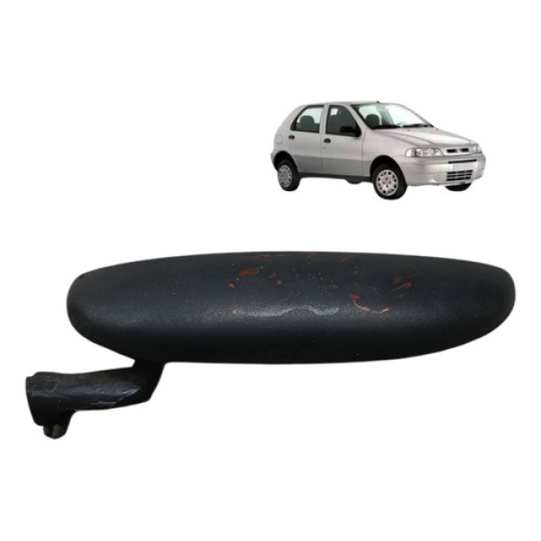 Macaneta Dianteira Esquerda Fiat Palio 1.0 4p 8v 2003 2004 Preto Dianteira