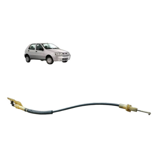 Cabo Fechadura Dianteira Esquerda Palio 1.0 4p 8v 2003 2004 Preto