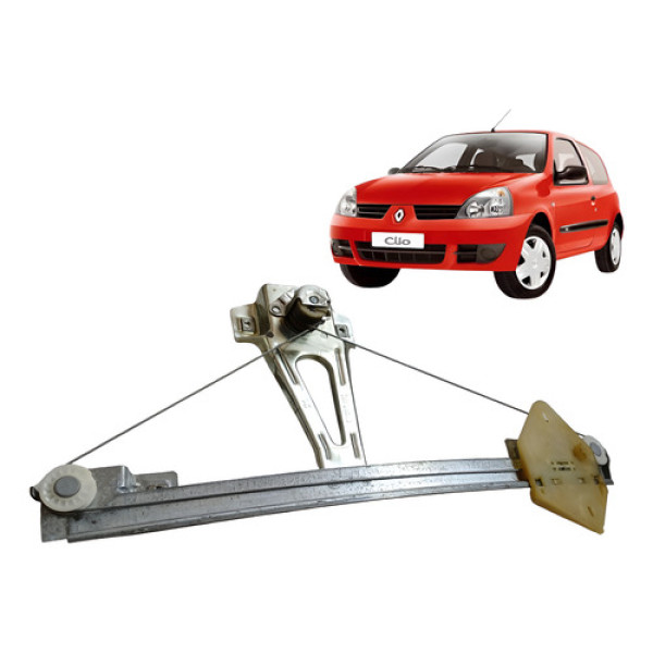 Maquina Vidro Manual Traseiro Direito Clio 1.0 2010