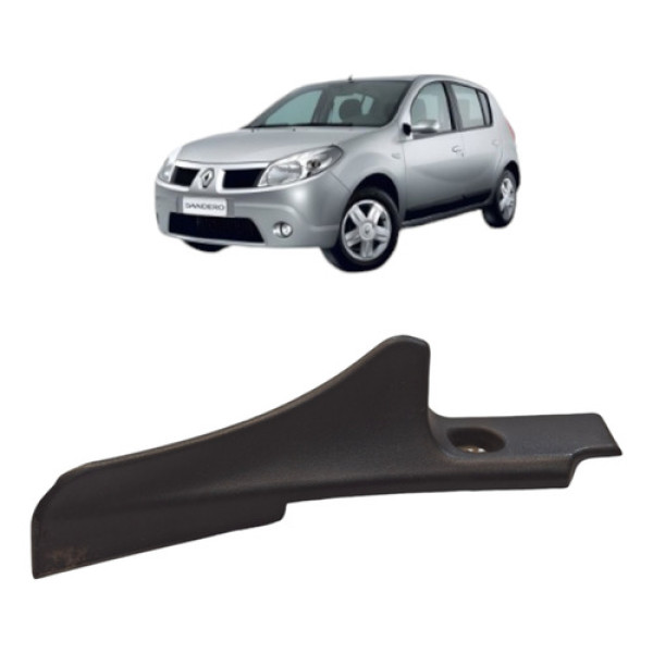 Moldura Paralama Diant Direito Renault Sandero 2009 Usado