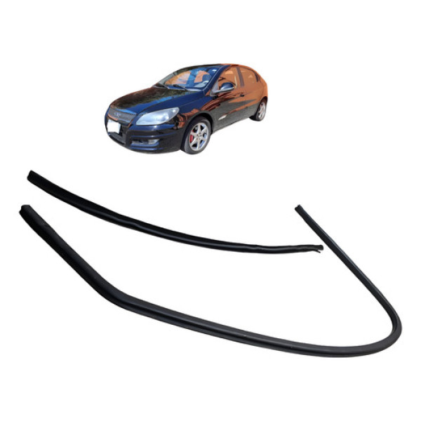 Kit Pestana Dianteira Esquerda Chery Cielo 1.6  2010 Preto