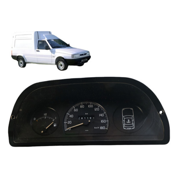 Painel Instrumento Volkswagen Fiorino 1995 2002 Preto