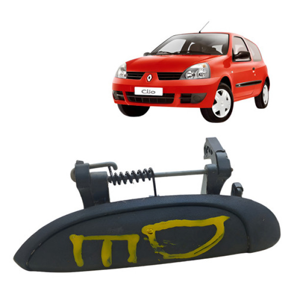 Macaneta Externa Dianteira Esquerda Renault Clio 2010