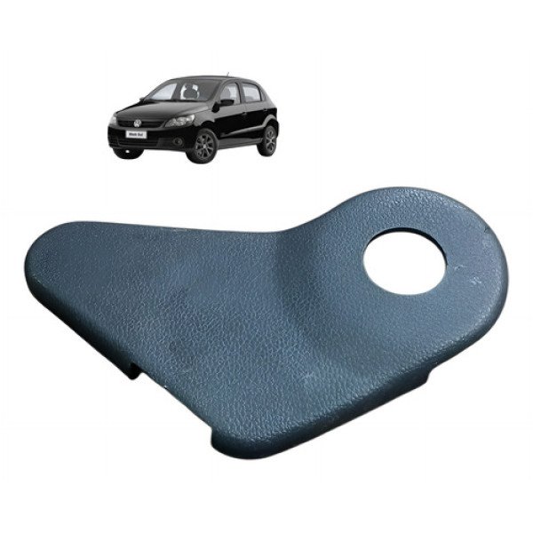 Moldura Acabamento Direito Banco Volkswagen Gol G5 1.6 2010 Preto