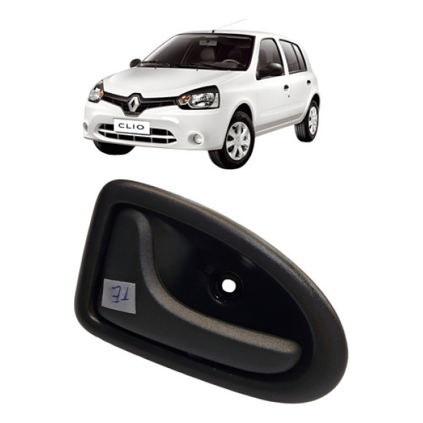 Macaneta Interna Tras Esquerda Renault Clio 2014 2015 Traseira