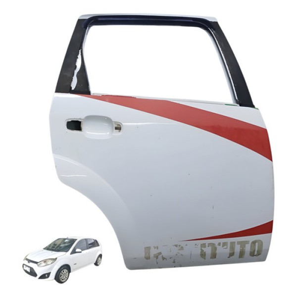 Porta Traseira Direita Ford Fiesta 1.6 2011 2012 - Traseira - Direita - Branco