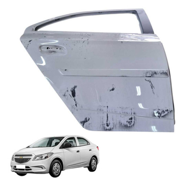 Porta Traseira Direita Chevrolet Prisma Ltz 1.4 2017 Traseira Direita Branco