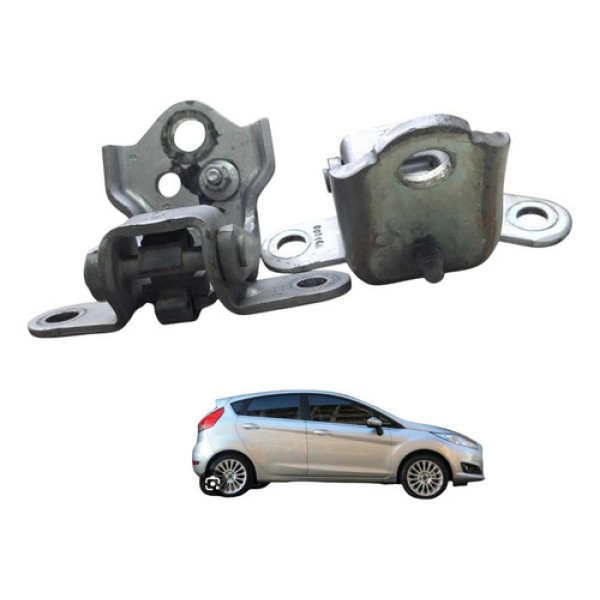 Par Dobradica Porta Traseira Esquerda New Fiesta 1.6 2014