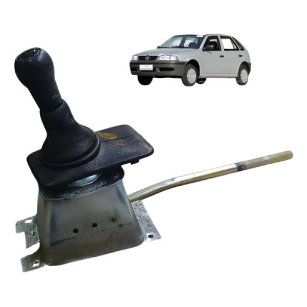 Trambulador Alavanca Marcha Cambio Volkswagen Gol G3 2003 Prata