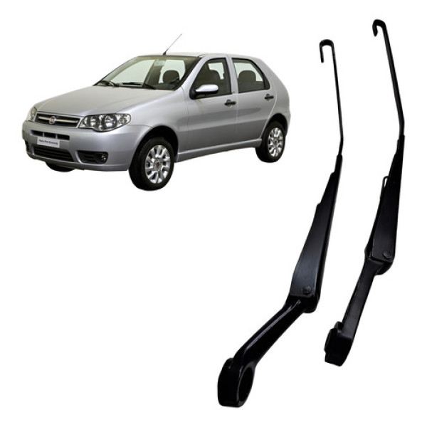 Par Braco Limpador Dianteira Fiat Palio 2p 1.0 2010 Direito
