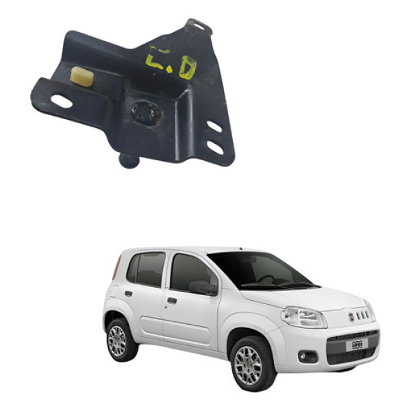 Batente Traseiro  Direito Fiat Uno Vivace 1.0 2010 2015 Preto