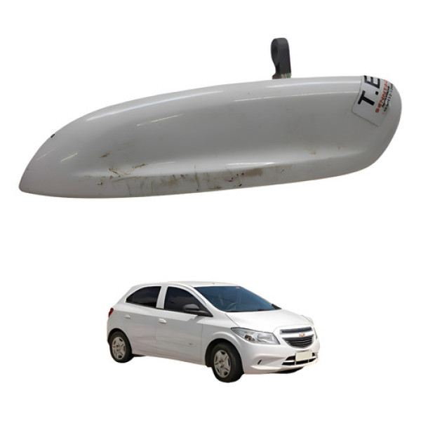 Macaneta Externa Traseira Direita Gm Onix 2013 2019 4p  Branco Traseira