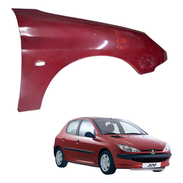 Paralama Dianteiro Direito Peugeot 206 2004 4p