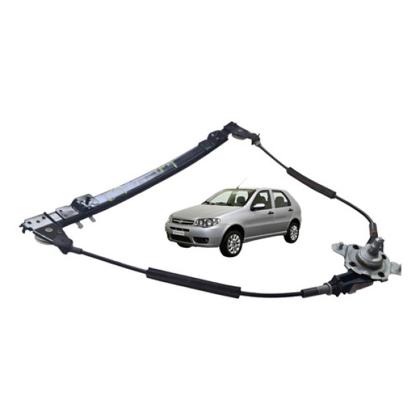 Maquina Vidro Direita Fiat Palio Sapao 1.0 2007 2015 Usado Preto