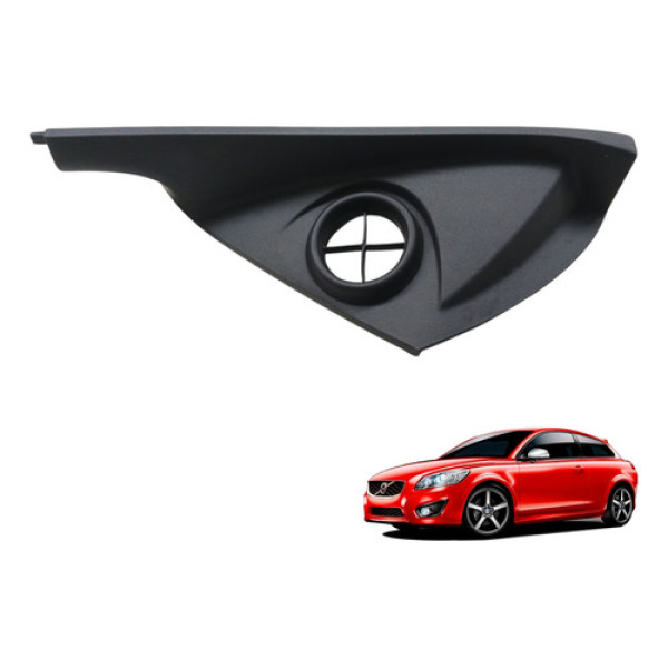 Acabamento Lateral Esquerdo Painel Volvo C30 2007 Usado