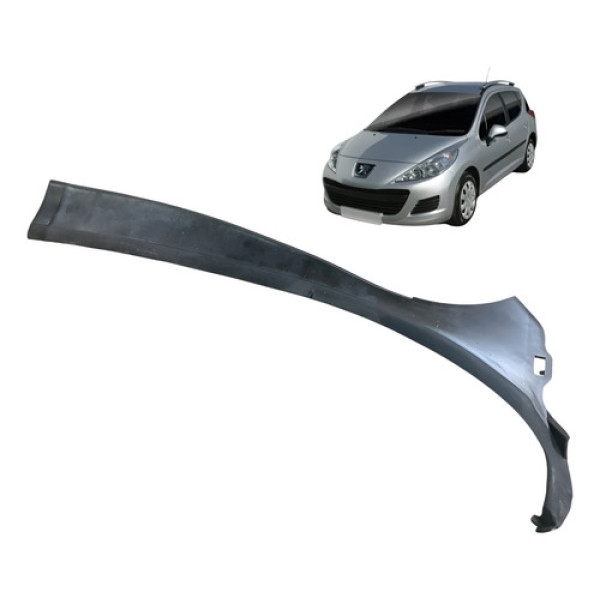 Moldura Grade Direito Peugeot Sw 207 1.4 2010 2011 Preto Preto