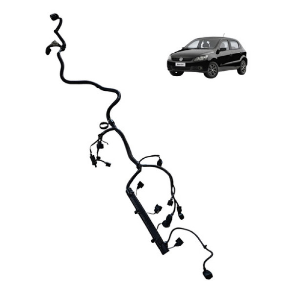 Chicote Injecao Motor Injetor Volkswagen Gol G5 1.6 2010