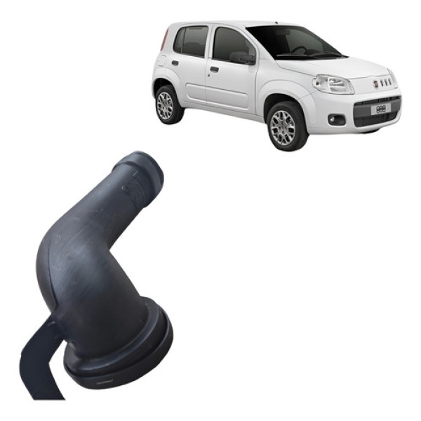 Duto Ar Painel Direito Fiat Uno Vivace 1.0 2010 2015 Preto