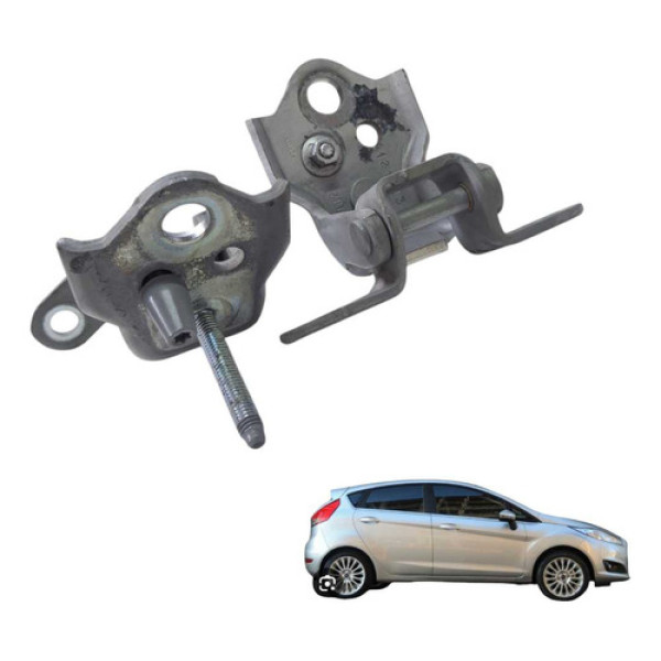 Par Dobradica Porta Dianteira Direita  New Fiesta 1.6 2014