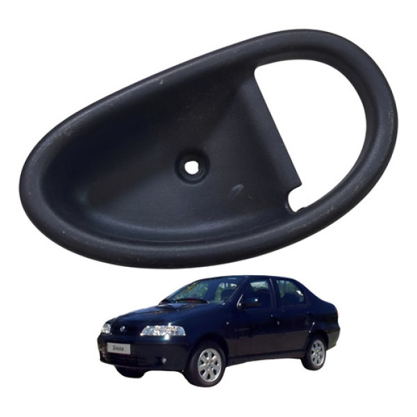 Moldura Macaneta Dianteira Direita Fiat Siena 2003 1.3 2003