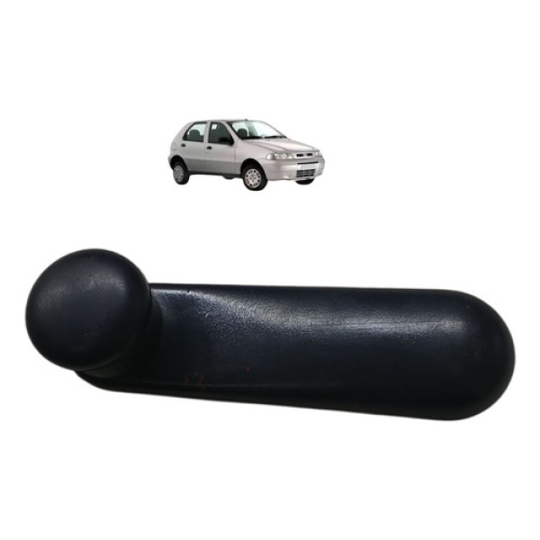Manivela Traseira Esquerda Fiat Palio 1.0 4p 8v 2003 2004 Preto