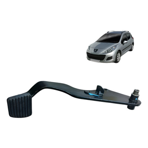 Pedal Freio Peugeot Sw 207 1.4 2010 2011 Preto