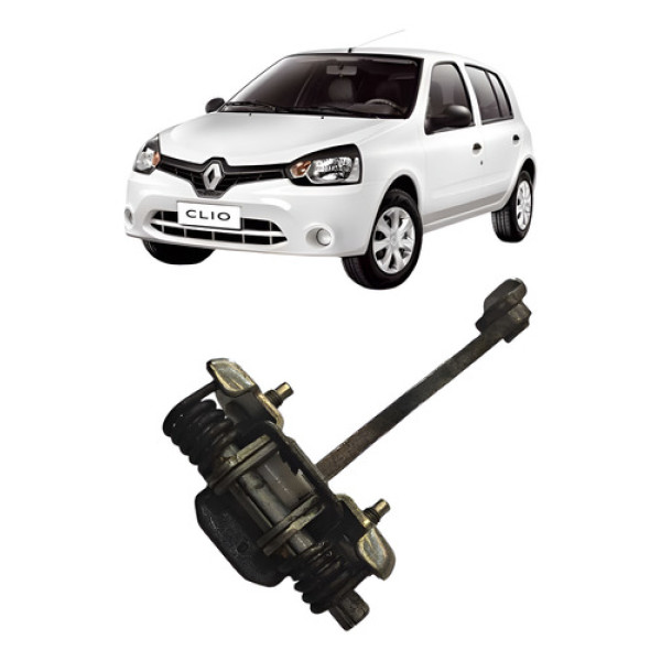 Limitador Porta Dianteira Direita Renault Clio 2014 2015 Preto Direito Dianteira