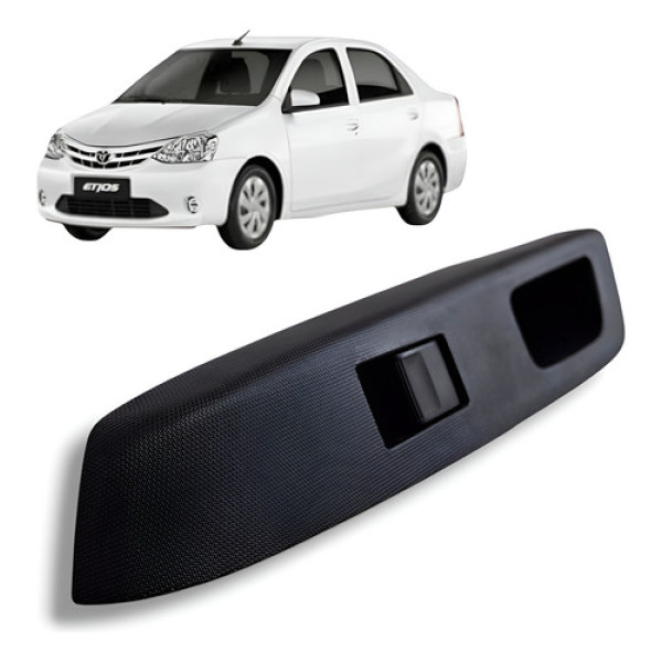 Botao Vidro Traseiro Direito Toyota Etios 1.5 4p 2015