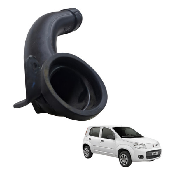 Duto Ar Esquerdo Painel Fiat Uno Vivace 1.0 2010 2015 Preto