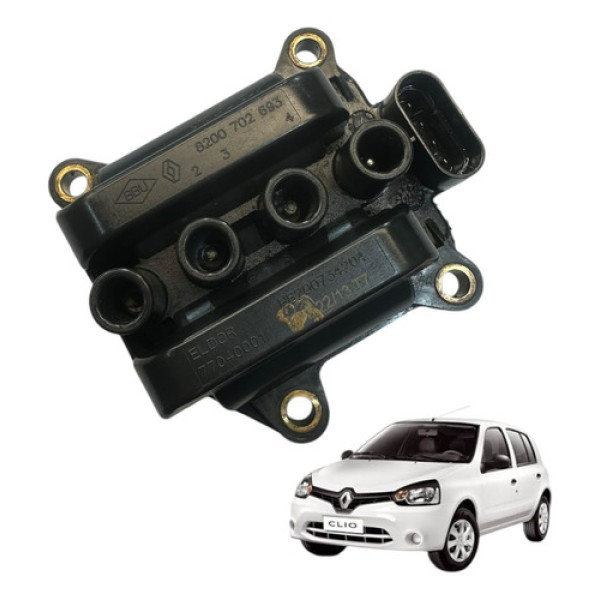 Bobina Ignicao Renault Clio Sandero 1.0 16v 2014