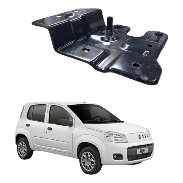 Suporte Base Bateria Fiat Uno Vivace 1.0 2010 2015 - Preto