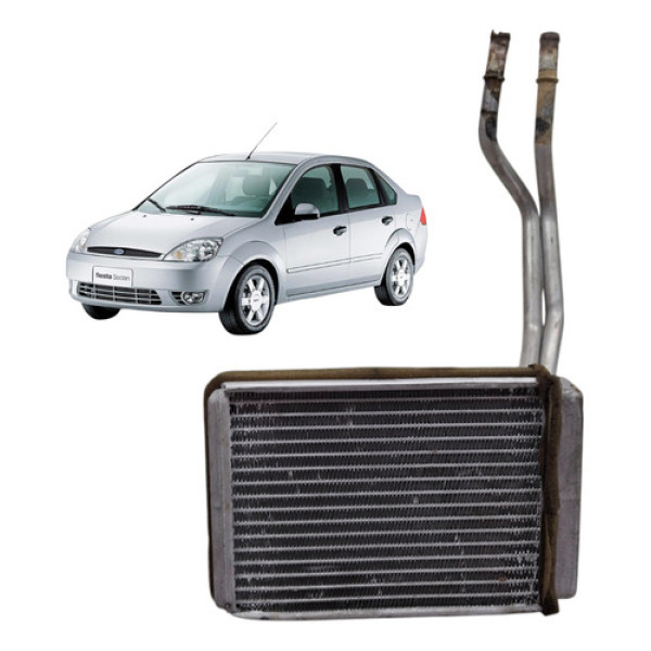 Radiador Ar Quente Ford Fiesta Sedan 2007 1.6 8v Zetec Flex