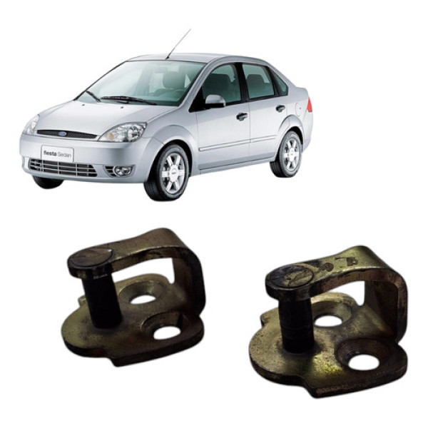 Par Batente Porta Dianteira Traseira Ford Fiesta Sedan 2007
