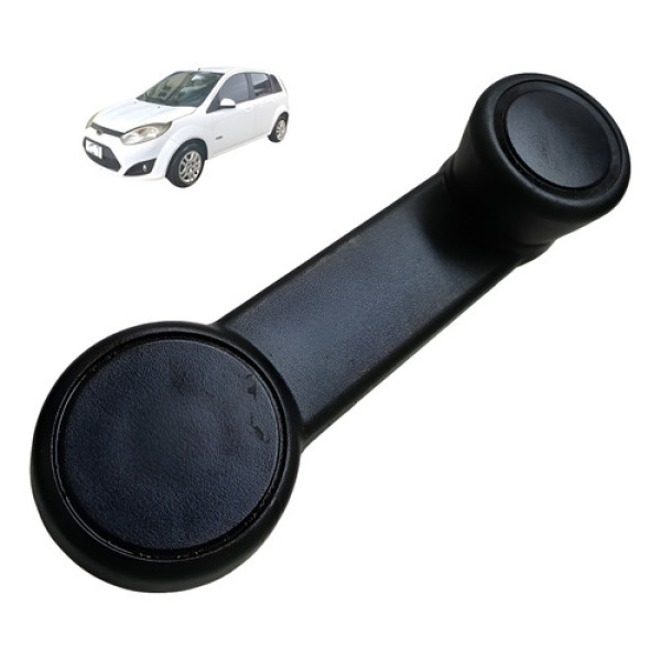 Manivela Vidro Traseira Esquerda Ford Fiesta 1.6 2011 Preto