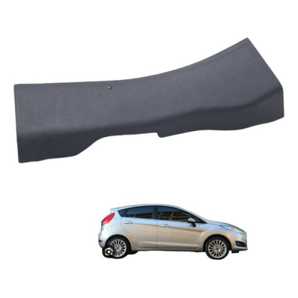 Soleira Inferior  Traseira Direita Ford New Fiesta 1.6 2014 Preto