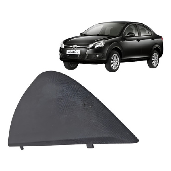 Acabamento Esquerdo Lateral Painel Jac J3 1.4 2011 Preto