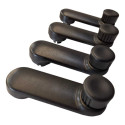  Kit Manivela Abertura Vidro Renault Clio 1.0 2008 2011 - Preto