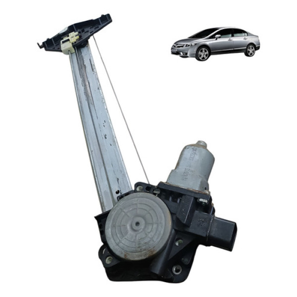 Maquina Vidro Traseira Direita Honda New Civic 1.8 2007 2011