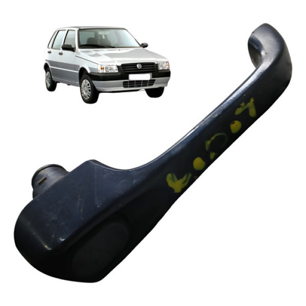 Macaneta Externa Traseira Direita Fiat Uno 1.0 2005 Preto Traseira