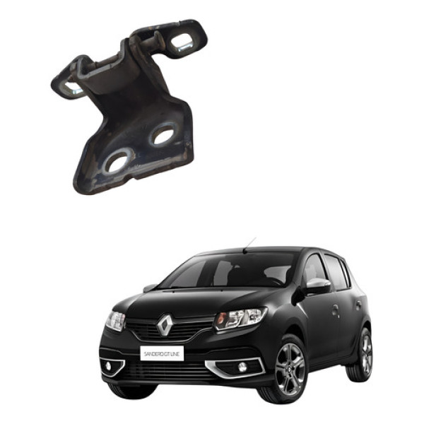 Dobradica Porta Traseira Esquerda Renault Sandero 1.6 2016 - Prateado