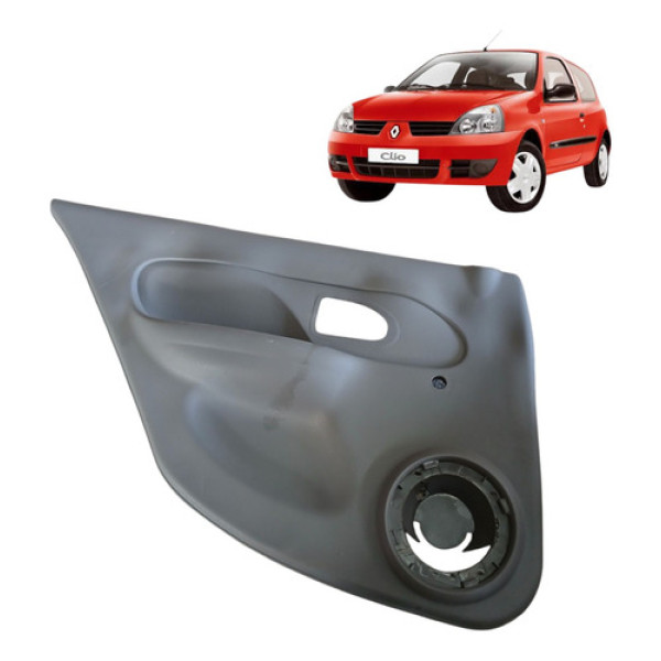 Forro Porta Traseira Esq Renault Clio 1.0 16 2010