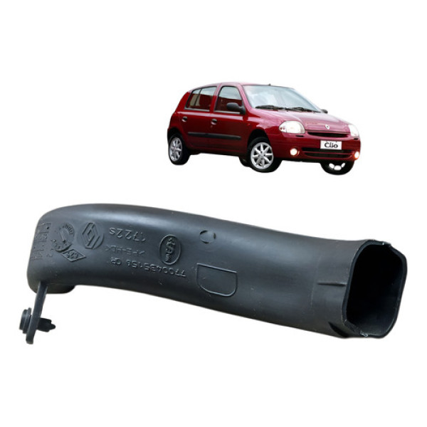 Duto Ar Direito Painel Renault Clio 1.0 16v 2003 2005 Preto