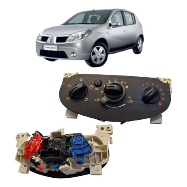 Comando Ar Condicionado Renault Sandero 2009 1.0 16v