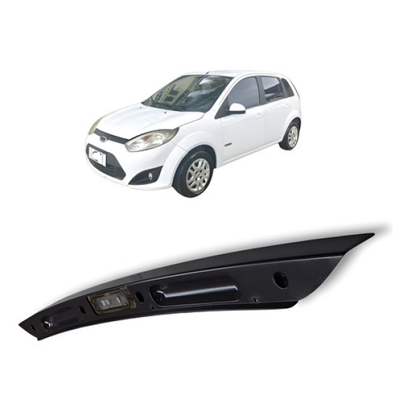 Moldura Luz Placa Ford Fiesta 1.6 2011 2012