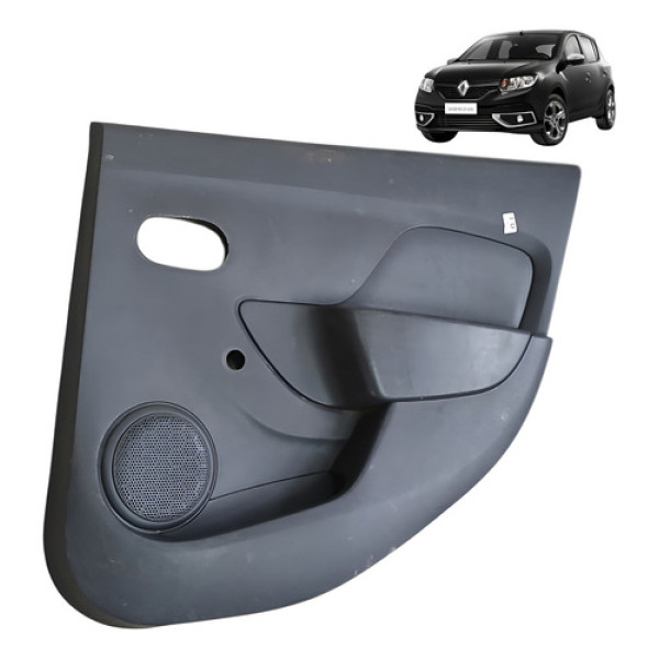 Forro Pprta Traseiro Direito Renualt Sandero 1.6 2016 2019