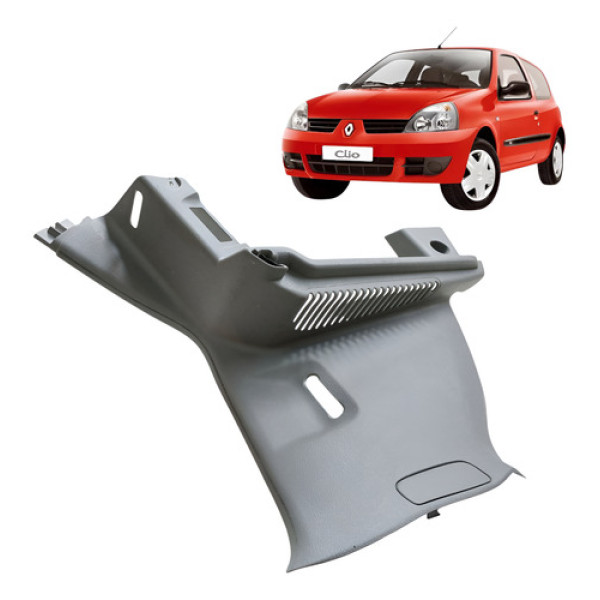 Suporte Bagagito Esquerdo Renault Clio 1.0 16v 2010 Cinza