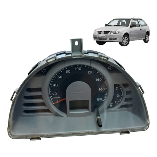 Painel Instrumento Volkswagen Gol Saveiro G4 Fox 1.0 2008 Prateado