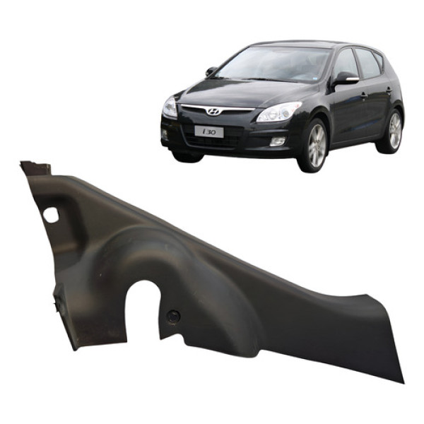 Acabamento Soleira Traseiro Direito Hyundai I30 2010 Preto