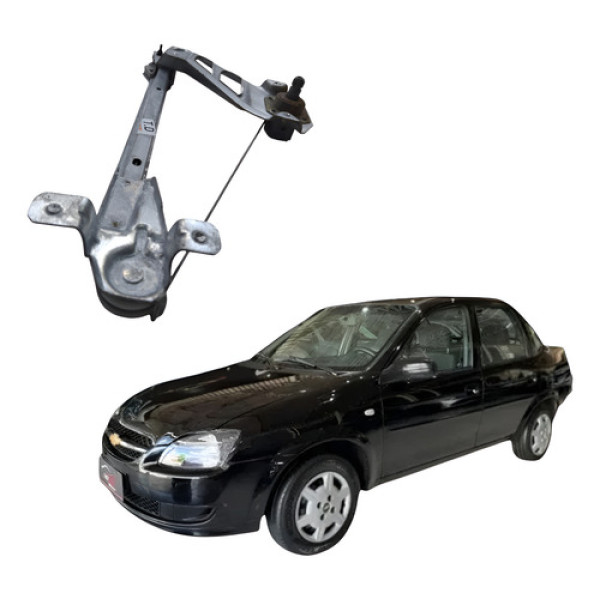 Maquina Vidro Traseira Direita Gm Corsa Classic 2012 4p Prateado